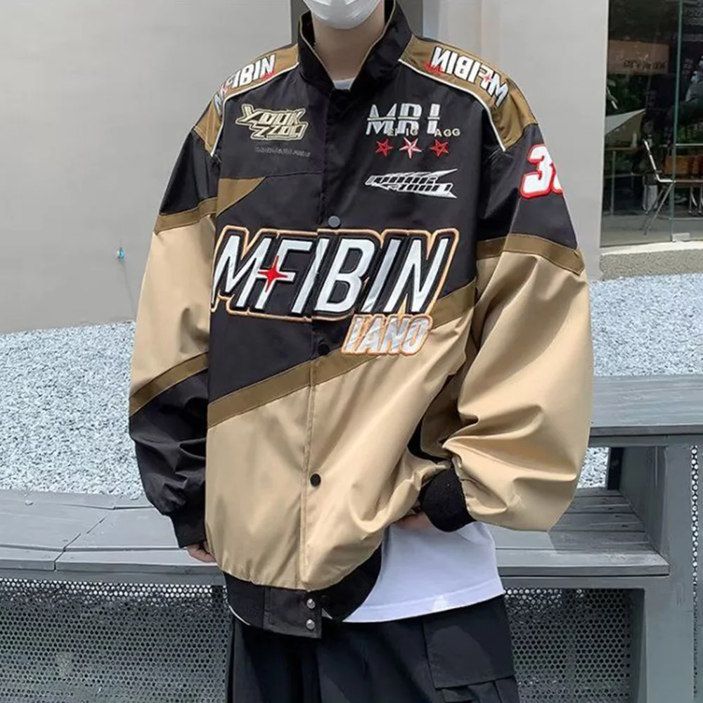 Повседневный гоночный костюм American Street в стиле хип-хоп Мужская мотоциклетная