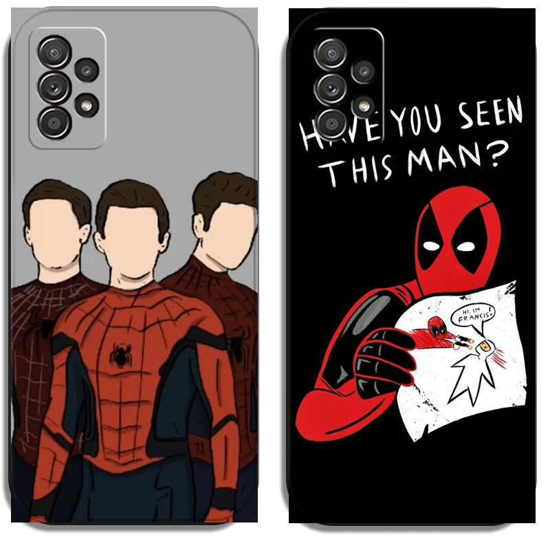 

Marvel Spiderman Iron Man Phone Cases For Samsung Galaxy S22 Ultra S20 FE S20 Lite S20 Ultra S21 S21 FE S21 Plus Ultra Carcasa