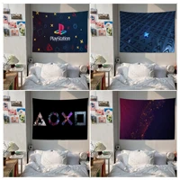 playstation gamer printed large wall tapestry hippie flower wall carpets dorm decor wall art decor