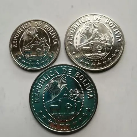 

Альпака, полный набор из 3 монет, 1978 Новый UNC