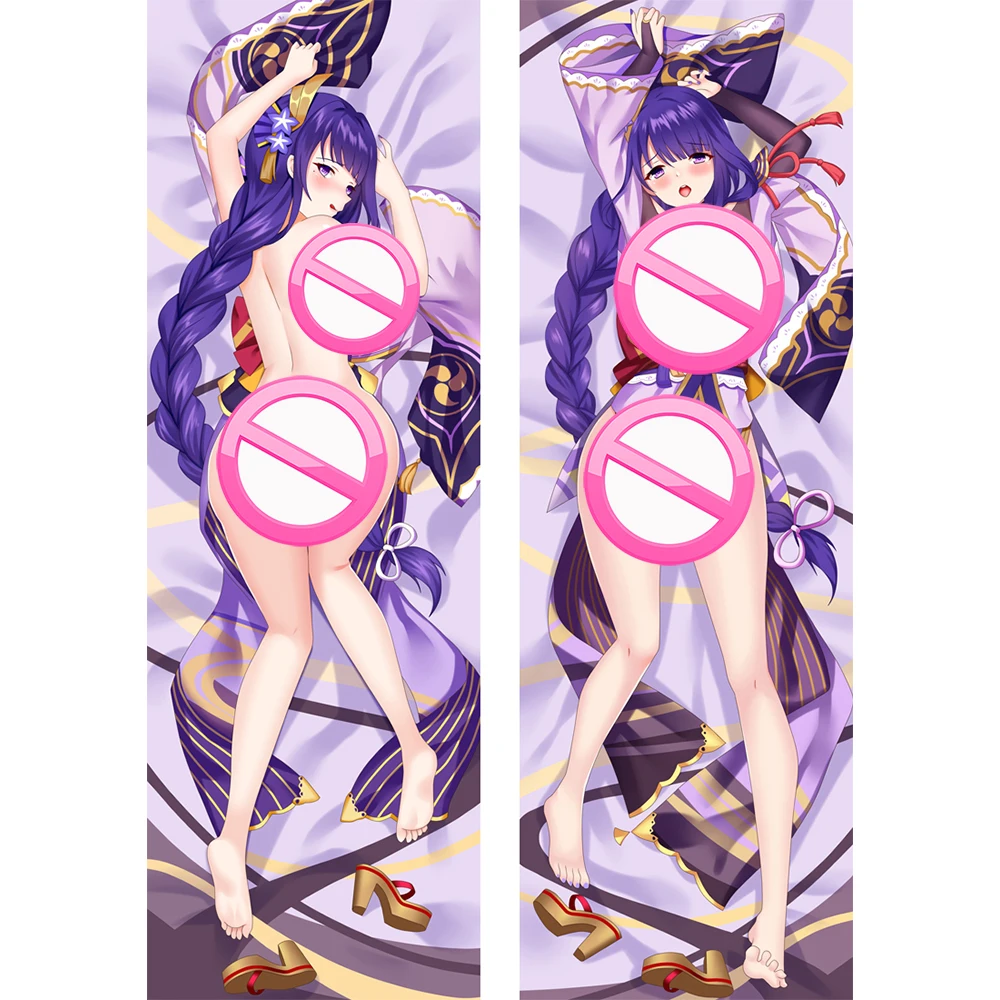 

Raiden Shogun Genshin Impact Dakimakura Baal Custom 2 Side Printed Decorative Pillows for Bed Pillow Case Cushion Cover