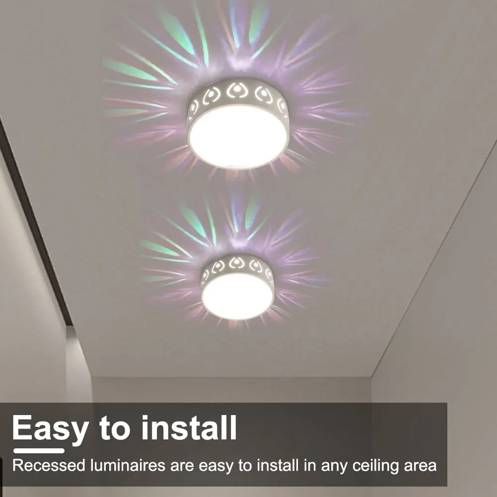 Светодиодный современный потолок светильник мини-освещение на полый потолочный