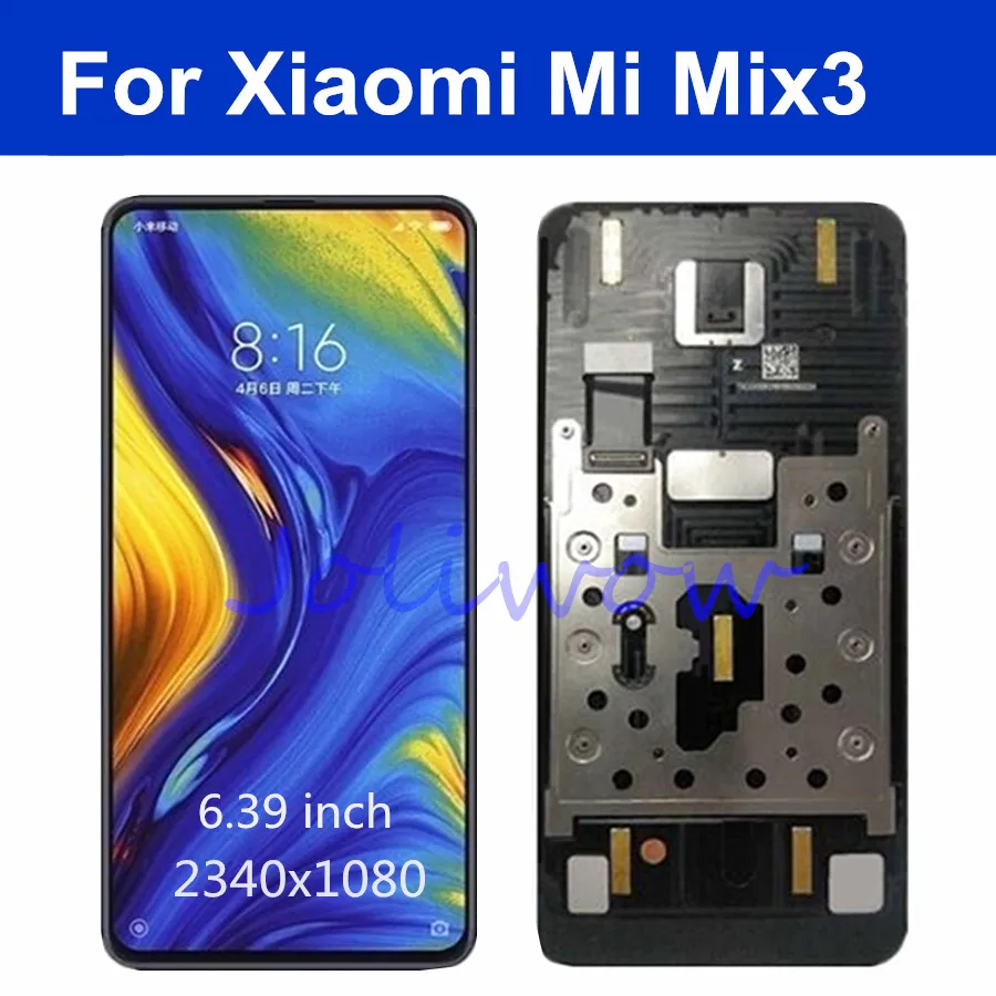 

6.39" AMOLED For Xiaomi Mi Mix3 MiMix 3 MI MIX 3 LCD Display Screen With Frame Touch Panel Screen Digitizer