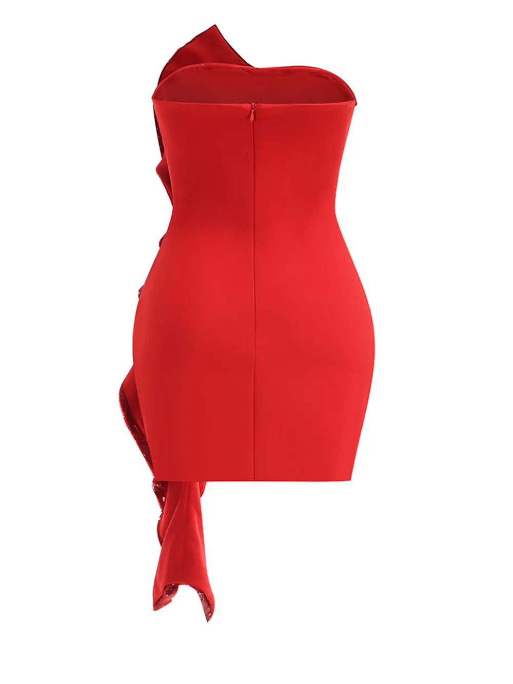 2024 сексуальное женское красное драпированное блестящее легкое роскошное платье