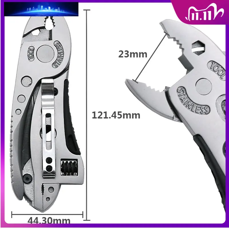 

Multitool Pliers Pocket Knife Screwdriver Set Kit Adjustable Wrench Jaw Spanner Repair Survival Hand Multi Tools Mini 2022 Tools
