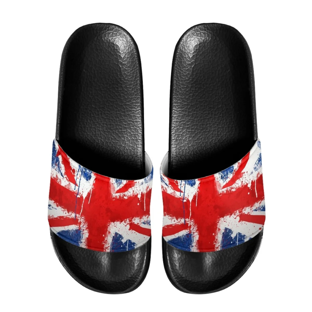 

British UK Flag Design Outdoor Unisex Sandals Soft Sole Lightweight Bathroom Shower Slides 2023 Summer Comfortable Walking Shoes