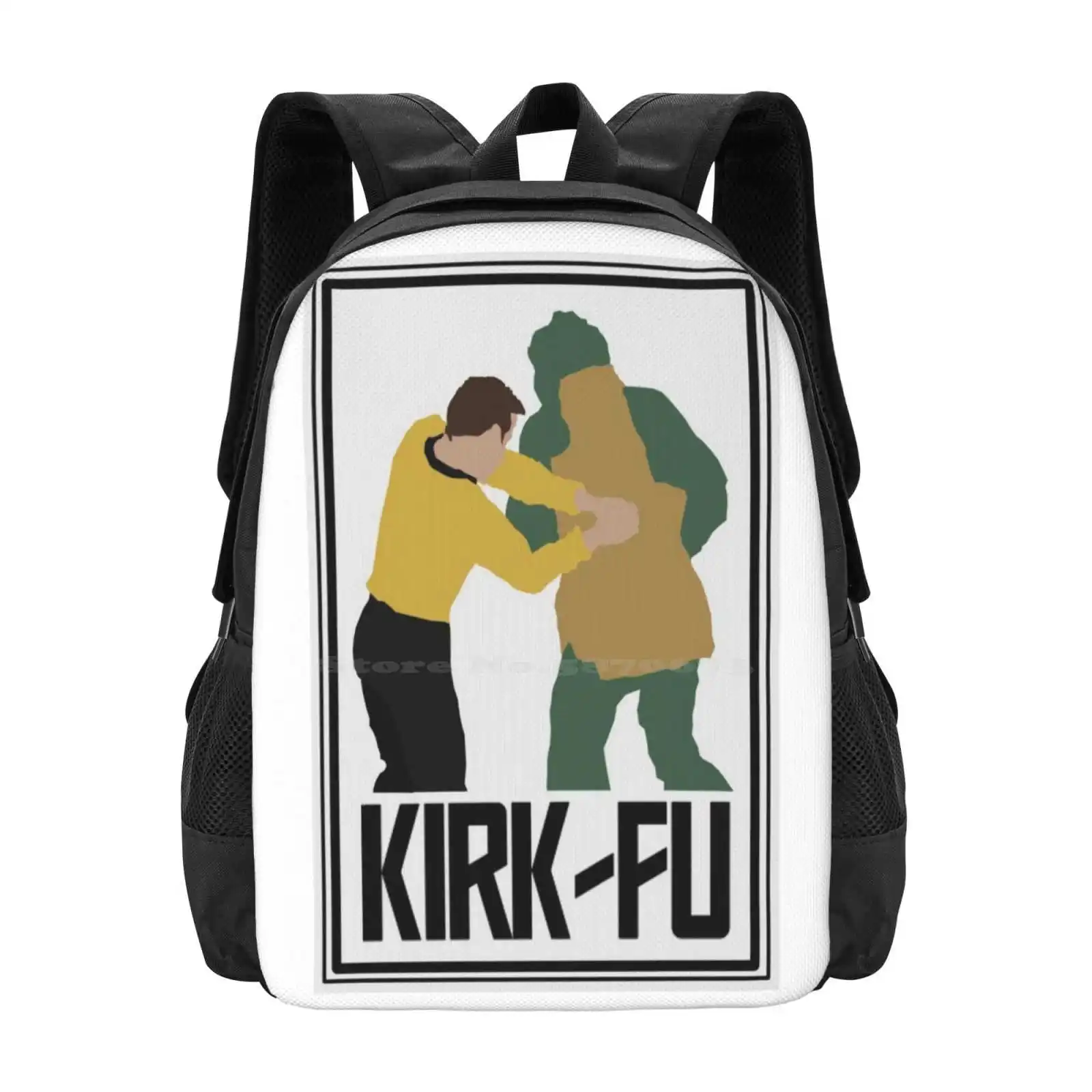 

Сумка с рисунком Kirk-Fu, рюкзак для студентов Kirk Fu Kirkfu Gorn