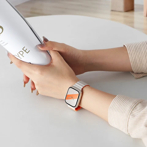 Магнитный силиконовый ремешок CRESTED для Apple Watch