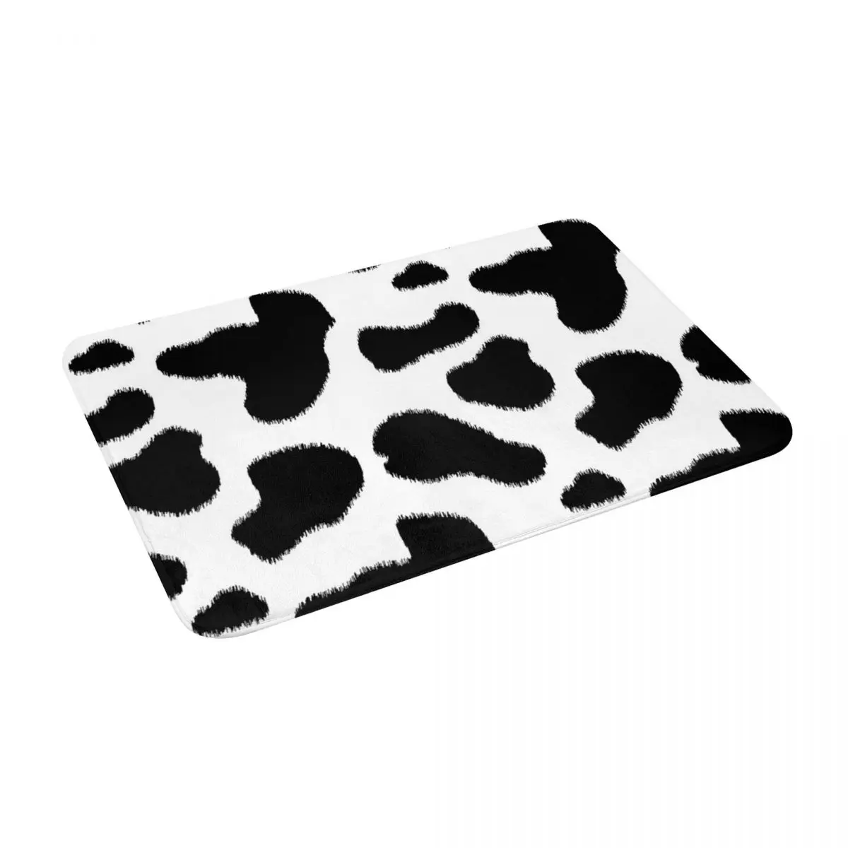 

Cow Skin Animal Print Non Slip Absorbent Memory Foam Bath Mat for Home Decor/Kitchen/Entry/Indoor/Outdoor/Living Room