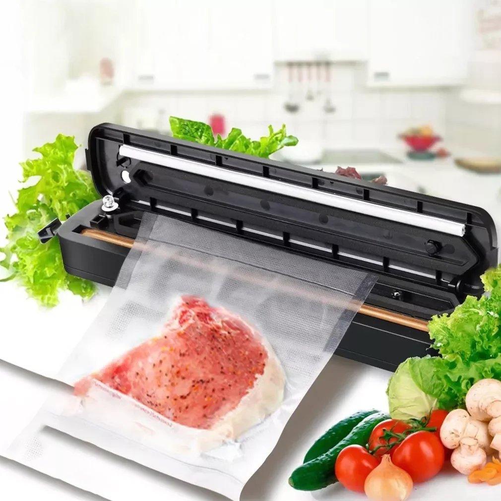 

Food Vacuum Sealer Machine Kitchen Automatic Vacuum Sealing Machine Food Packaging Compression Vacuum Machine