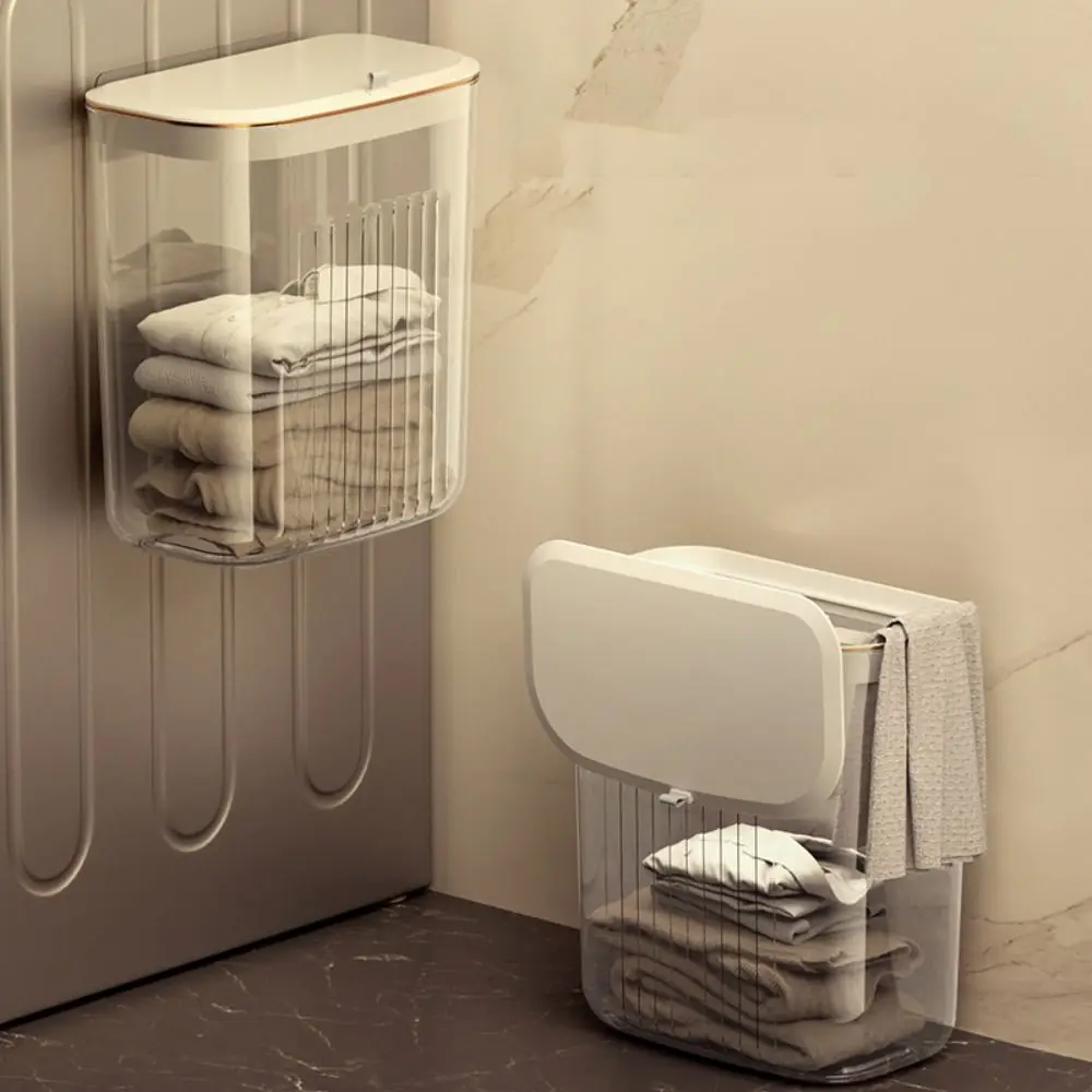 Пластиковая настенная корзина для хранения полотенец и белья