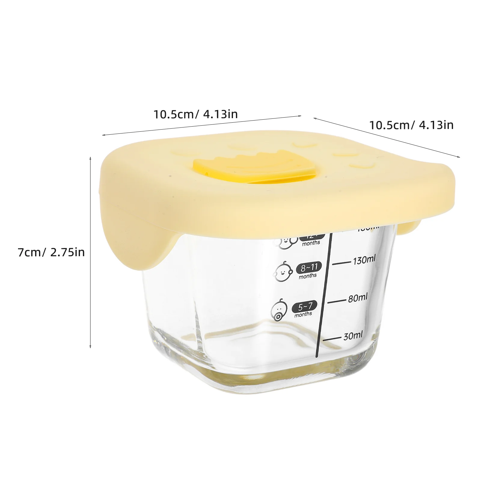 Стеклянная миска для еды Детские контейнеры с крышками Банки Дополнительное