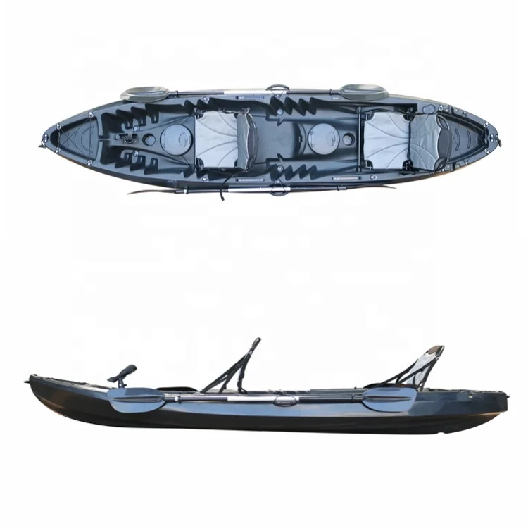 Горячая Распродажа 2 + 1 Байдарка Каноэ Малибу для двух человек тандем сидячий на