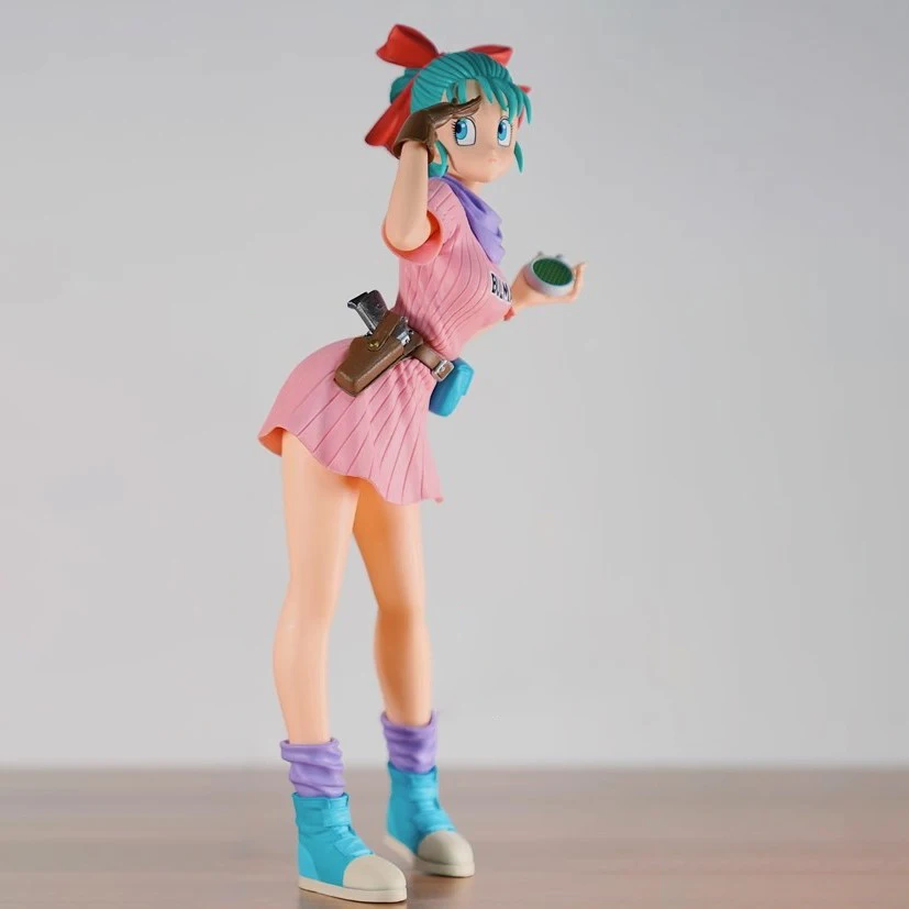 

25cm Dragon Ball Figure Bulma Beautiful Girl Statue Hentai Anime Action Figurine Collection Ornaments Pvc Model Doll Gift Toys