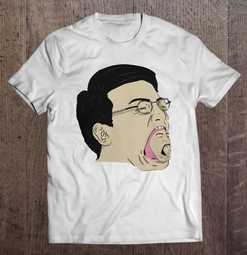 

Мужская хлопковая футболка с принтом, оверсайз