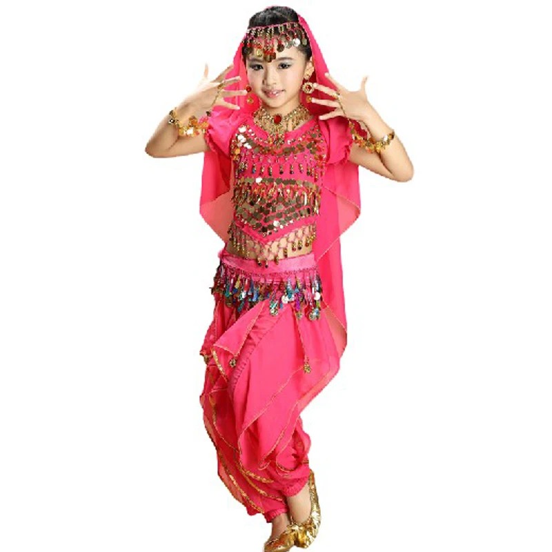 Детский костюм для танца живота, 3 цвета от AliExpress RU&CIS NEW
