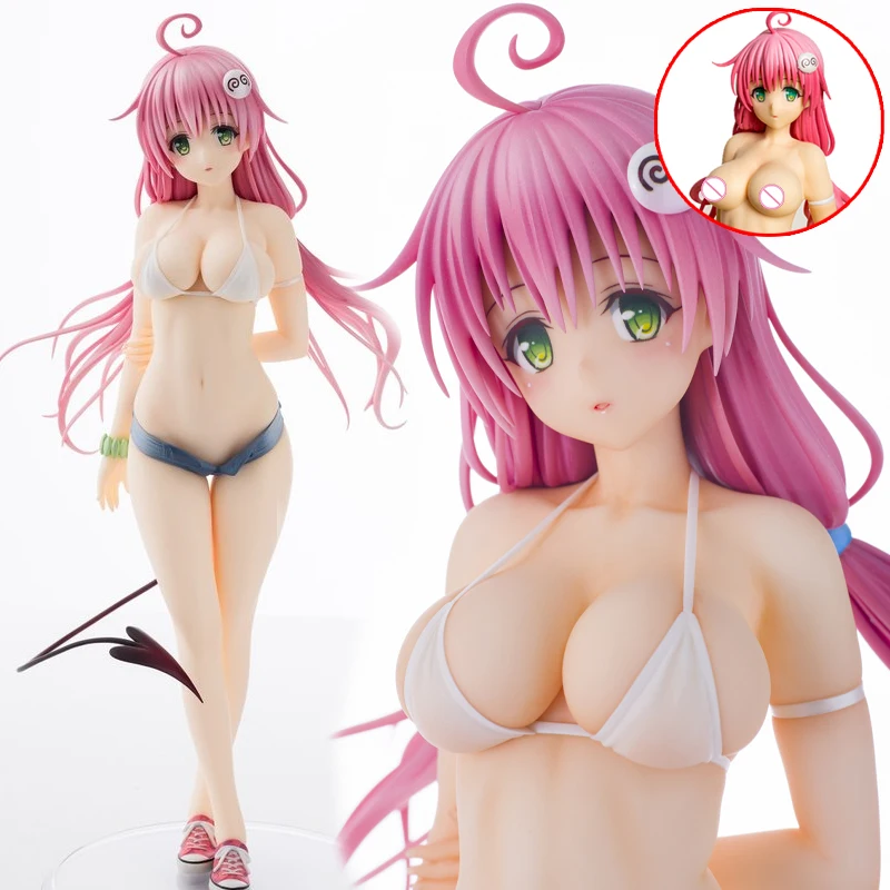 

25CM To LOVE ru Darkness Anime Girl Lala Satalin Deviluke Swimsuit ver 1/6 scale PVC Action Figure Adult Collection Model Doll