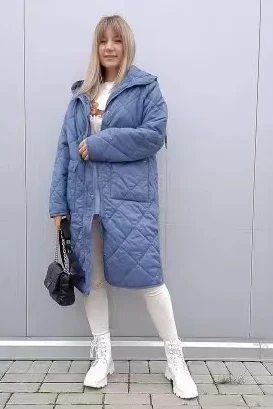 Women Loose Hoodies Jacket Overcoat Solid Elegant Button Pockets Hooded Coat Parkas Winter Fashion Ladies Warm Jackets