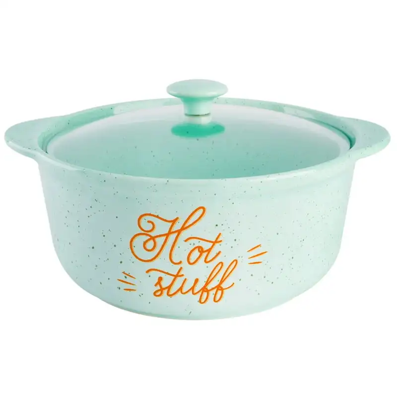 

Stuff Teal 4-Quart Stoneware Casserole with Lid by Miranda Lambert Airfryer silicone basket Air fryer silicone liner Air fryer s