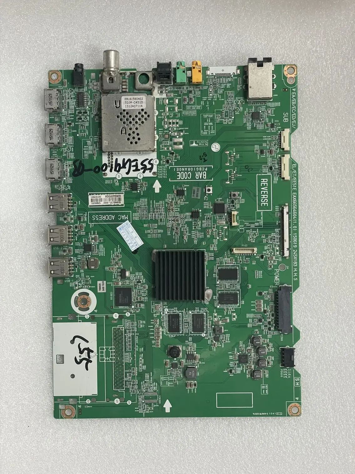 Оригинальная материнская плата 55EG9100-CB EAX66564604 (1,0) с экраном LC550LU