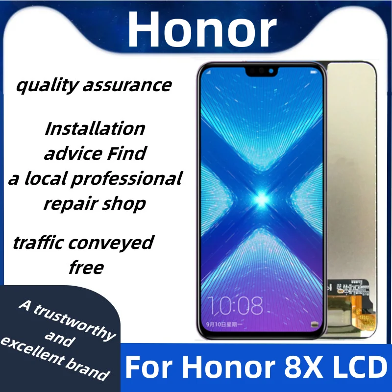 

Оригинальный дисплей 6,5 ''для Huawei, замена для Honor 8X, ЖК-дисплей с сенсорным экраном, дигитайзер в сборе для Honor 8 X, ЖК-дисплей, запасные части