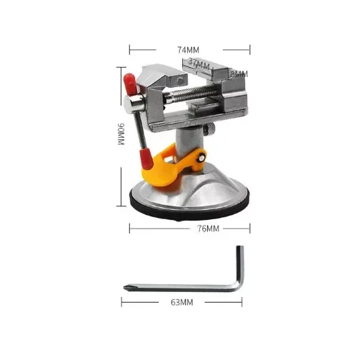 

Table Vise Household Workbench 360° Grinder Rotary Hand Drill Toggle Clamp Pliers Small Table Bench Vise