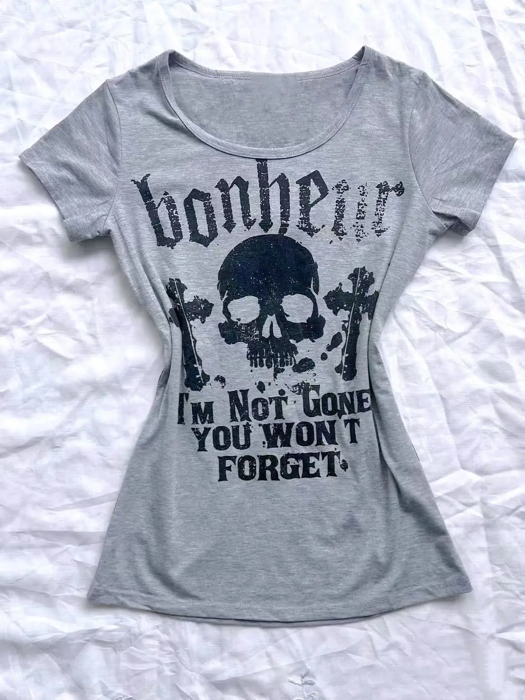 Shibuya Spice Girls с черепом и буквенным принтом древняя американская летняя новая