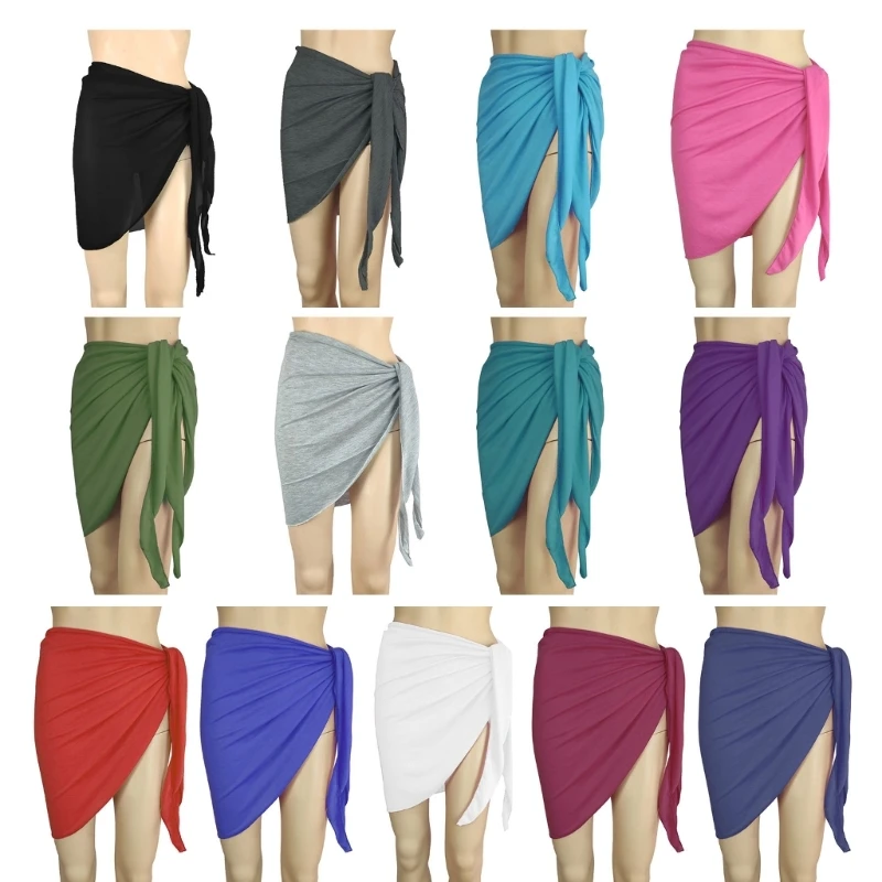 

H58D Women Beach-Cover Up Sexy Sarong-Swimsuit Cover-Up Pareo-Coverups Swimwear