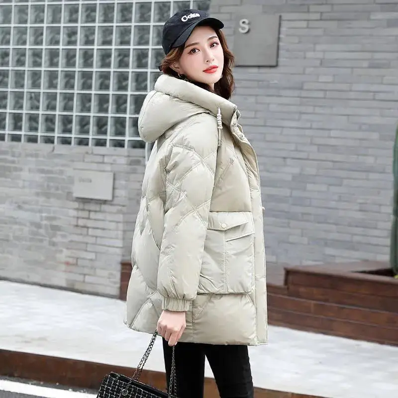 New Winter Women's Cold Coat Parkas Super Hot Coats Hooded Cotton Padded Jacket Jackets Womens Winter Clothing 2022 Fashion
