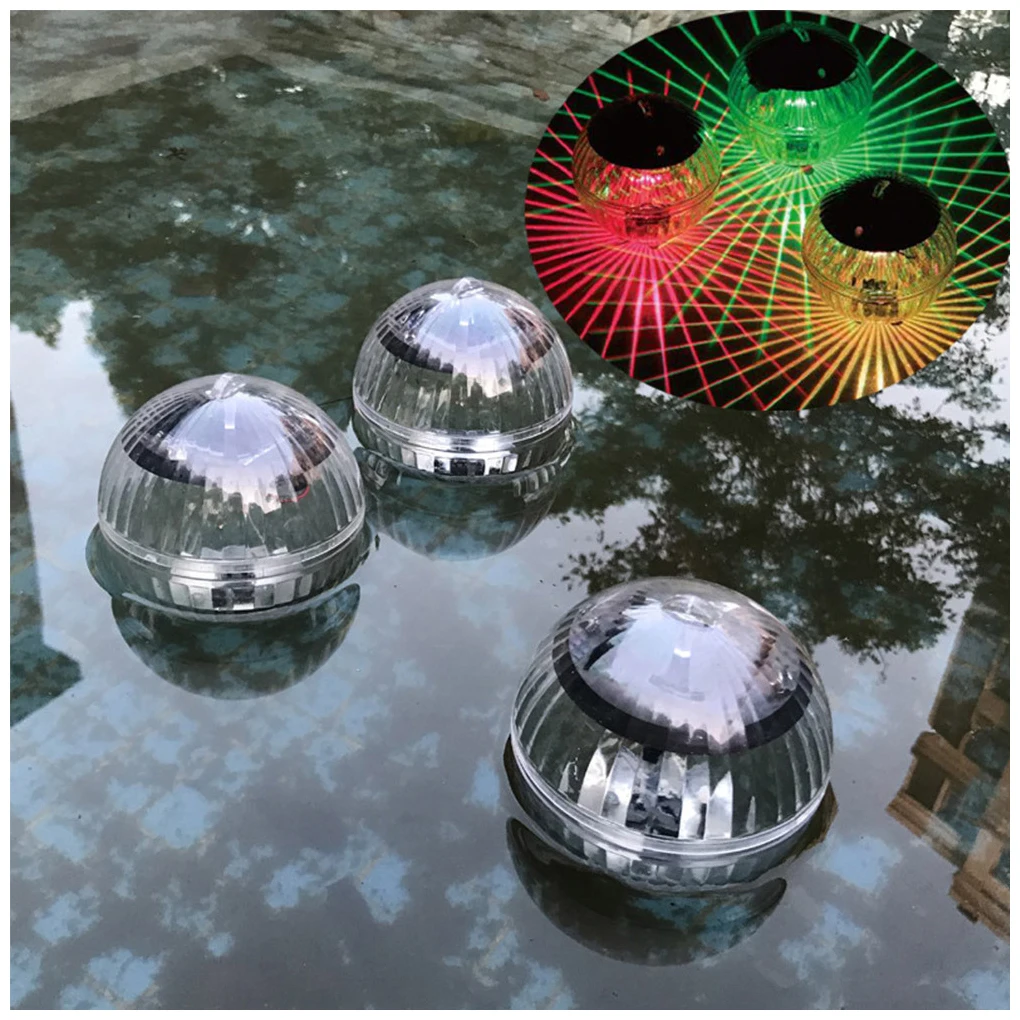 

Outdoor Floating Underwater Ball Lamp For Yard Pond Garden Night Light Solar Powered Color Changing Swimming Pool Party