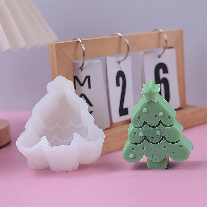 Силиконовая рождественская ароматерапевтическая свеча одна упаковка