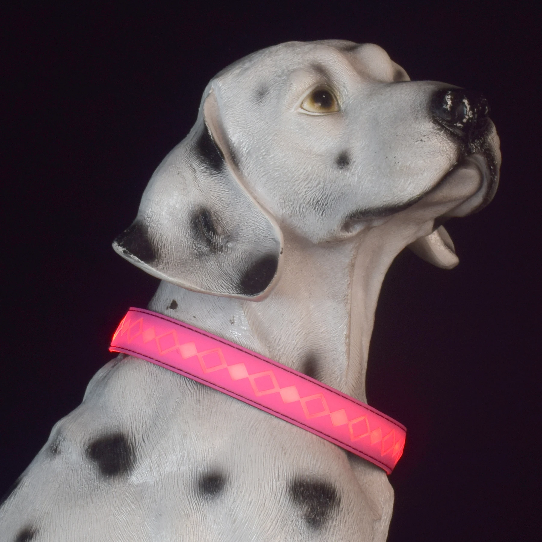 

Led Dog Collar And Leash Rechargeable 8 Color Changing 15 Mode Flashing Dog Led Collar Pet Products