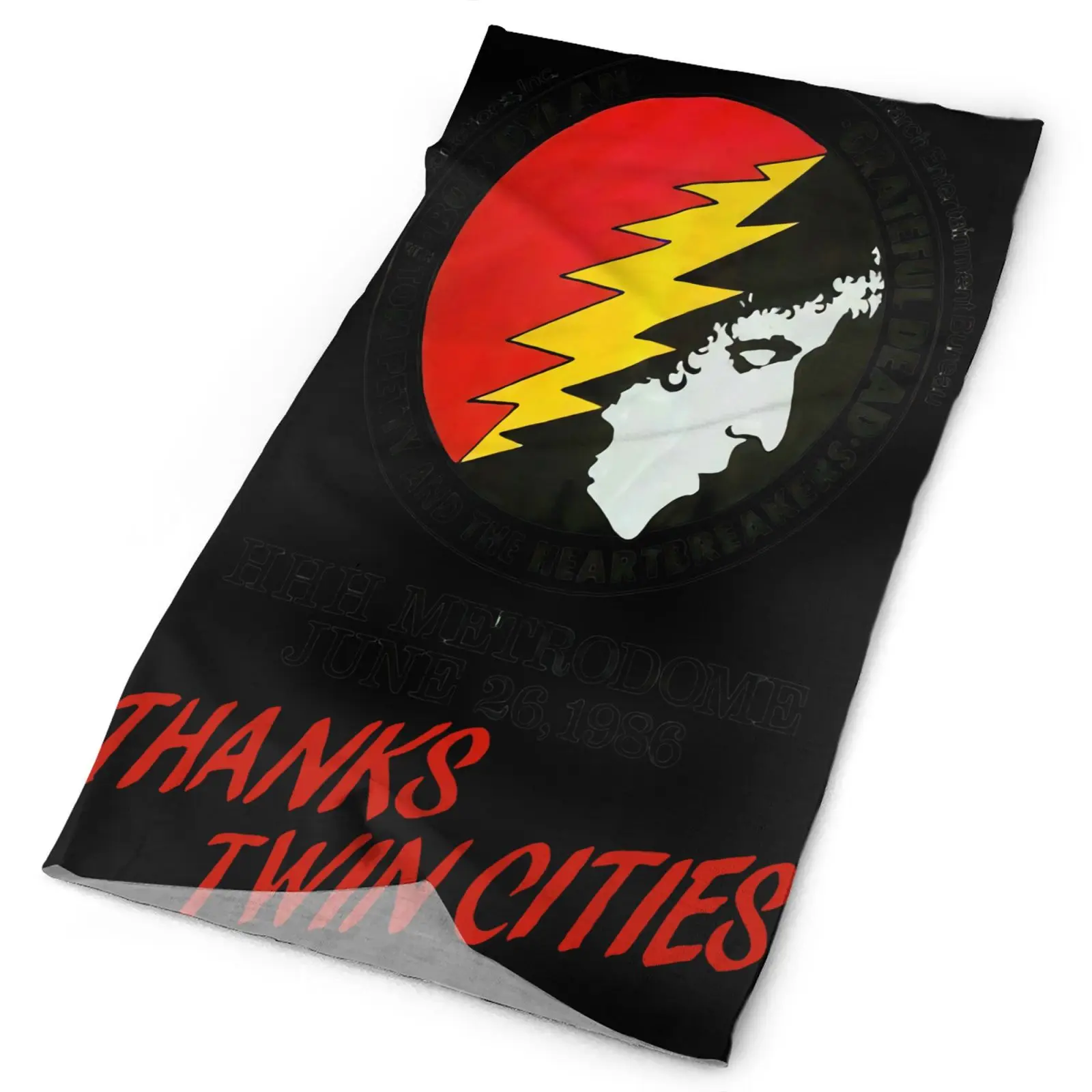 

589 Bob Dylan Grateful Dead Tom Men's Bandana Buff On Neck Tactical Equipment For Snowboard Military Tactical Scarf Head Scarf