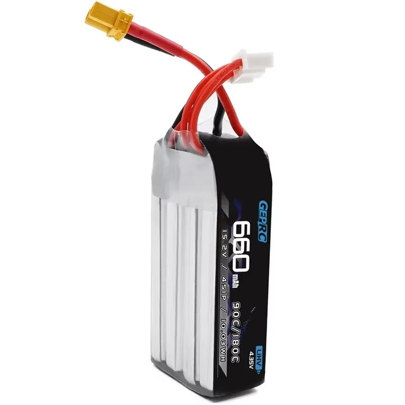Аккумулятор SmCpGEPRC 4S 660 мАч 180C XT30 HV LiPo – блок питания 3,8 В4,35 В для квадрокоптера Cinelog FPV (art.: 3920dbb5cf252) - 3920dbb5cf252