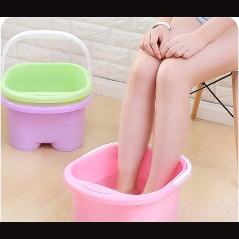 

Foot Bath Japanese Foot Bath Bottom Point Massage Bubble Household Plastic Foot Bath Large Foot Bath Bucket