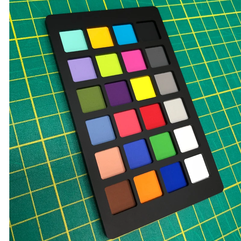 24 ColorChecker Classic Mini 64*108mm Test Chart Checker Palette Board Superior Digital Color Correction Customized Reflective |