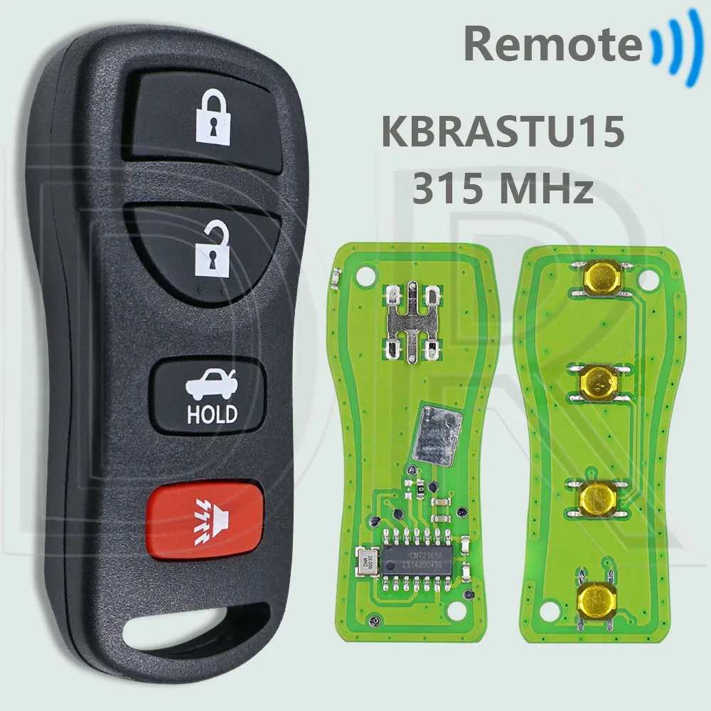 

DR KBRASTU15 315 МГц автомобильный дистанционный ключ для Nissan Infinity Murano Armada Pathfinder Quest Tiida Livina X-Trail Paladin Altima Maxima