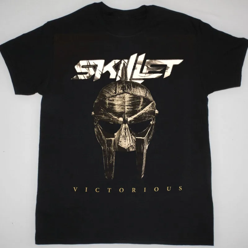 Skillet-Victorious-черная Подарочная рубашка для турнира по мотивам христианского