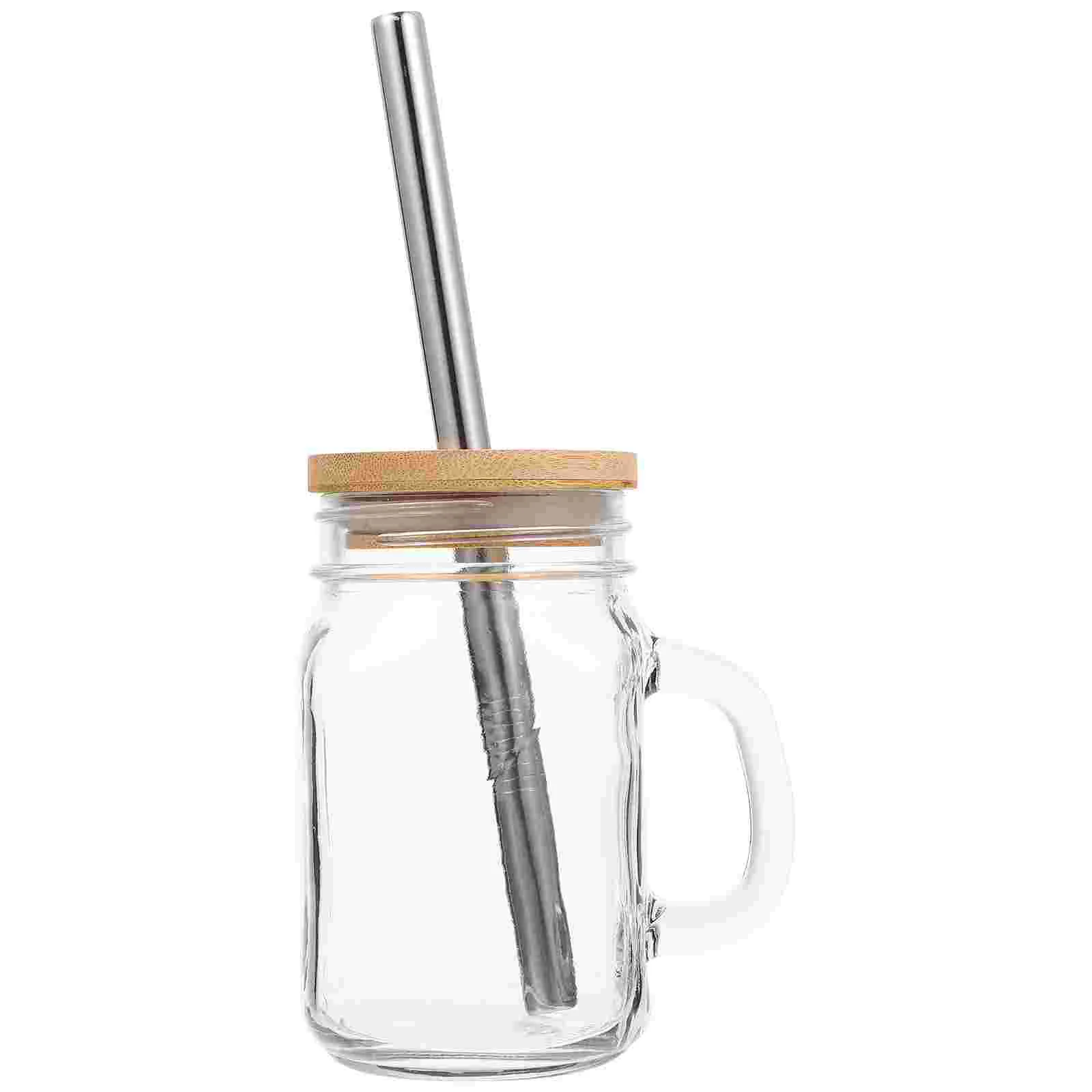 

Mason Glass Cupscup Jar Drinking Glasseswater Jars Straw Bottle Coffee Lids Lid Mugs Straws Beverage Teaicedtumbler Smoothie