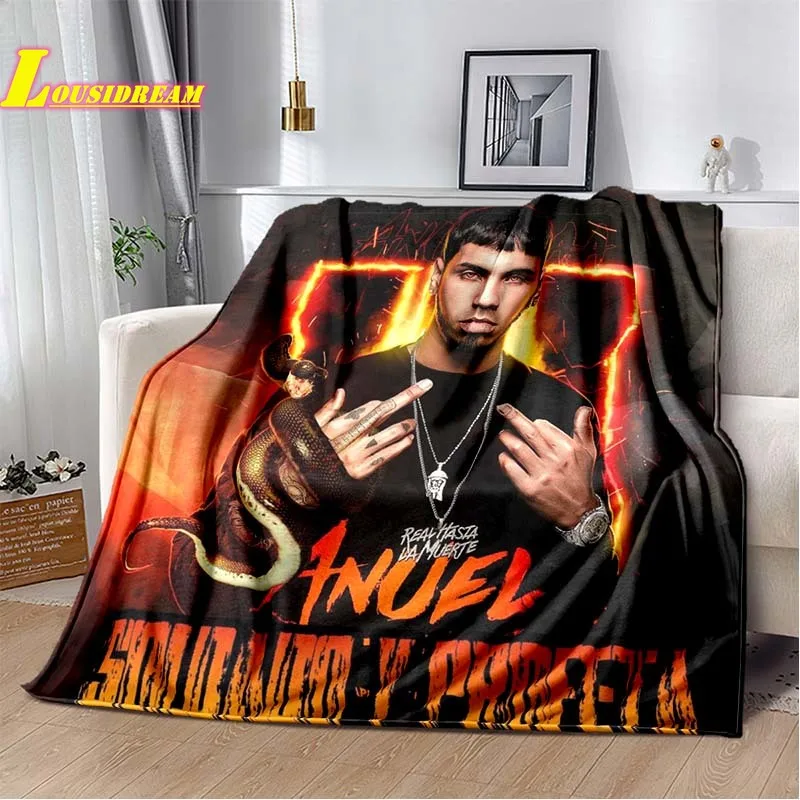 

anuel AA blanket famous singer soft blanket suitable for all seasons bed sofa chair cover blanket children pet warm blanket