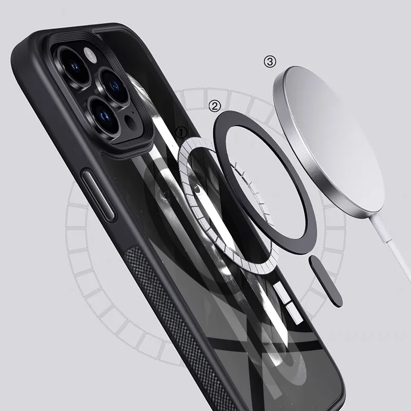 Чехол Spuerstar для телефона IPhone 15 14 13 Pro Max 11 12 Mini Alex зеркальный чехол беспроводной