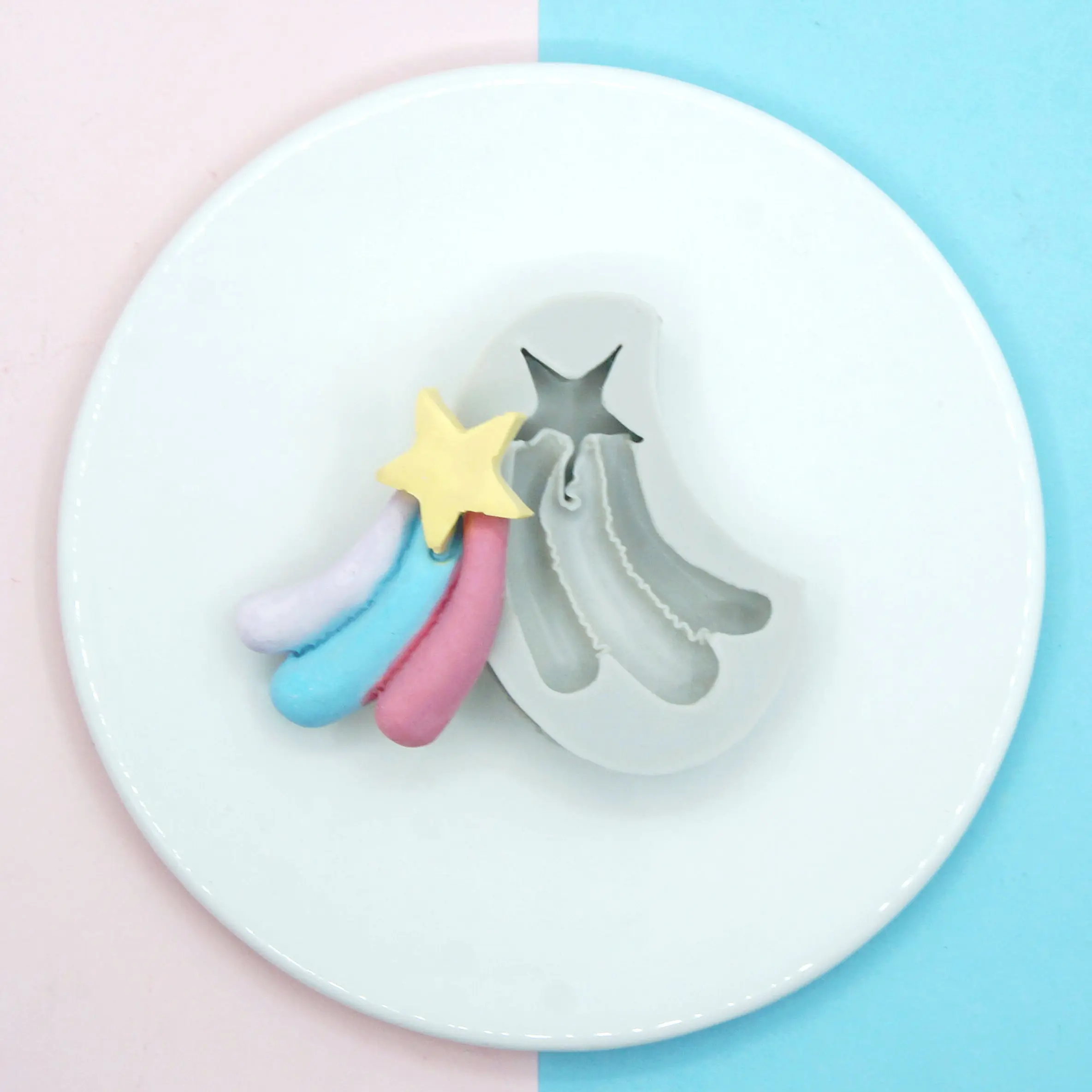 Радужные аксессуары для украшения тортов