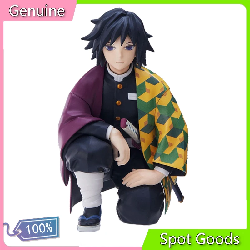

Demon Slayer Figure Rengoku Kyoujurou Tomioka Giyuu PVC Action Figuine Doll Toys Column He Meeting Pressed Kneeling Ornament