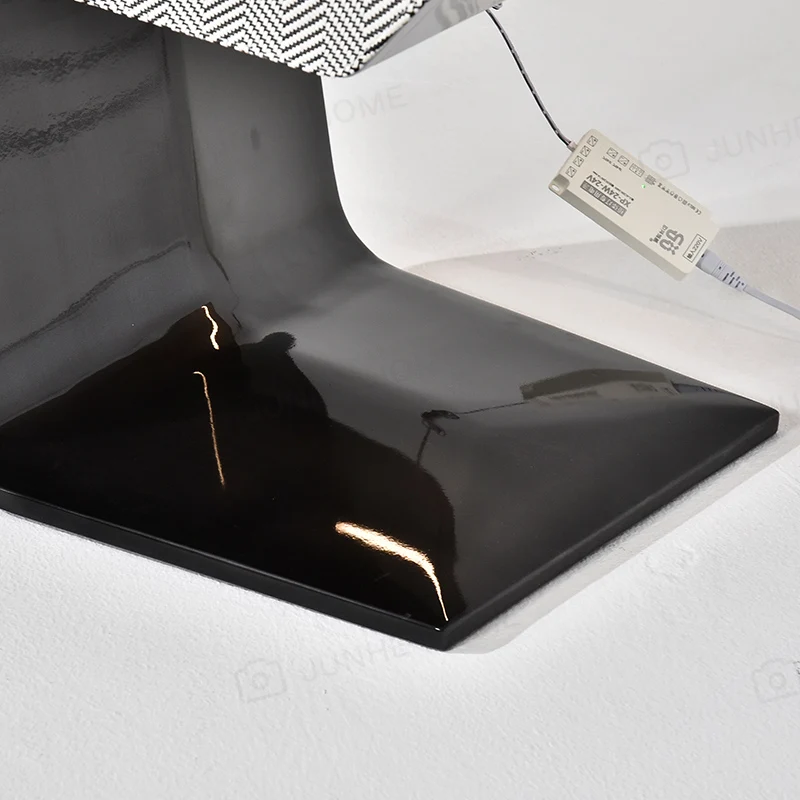 Роскошный современный прикроватный столик C-образной формы домашний шкаф для