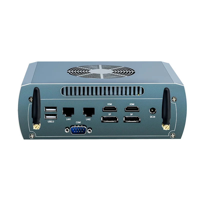 Фото Мини-ПК Topton FU03 на базе AMD Ryzen 9 8945HS ES / 7 8845HS ES, 2x2.5G LAN, 2xDDR5, 2xNVMe, Barebone, для файрвола, игровой компьютер, 4x8K, WiFi6 №2