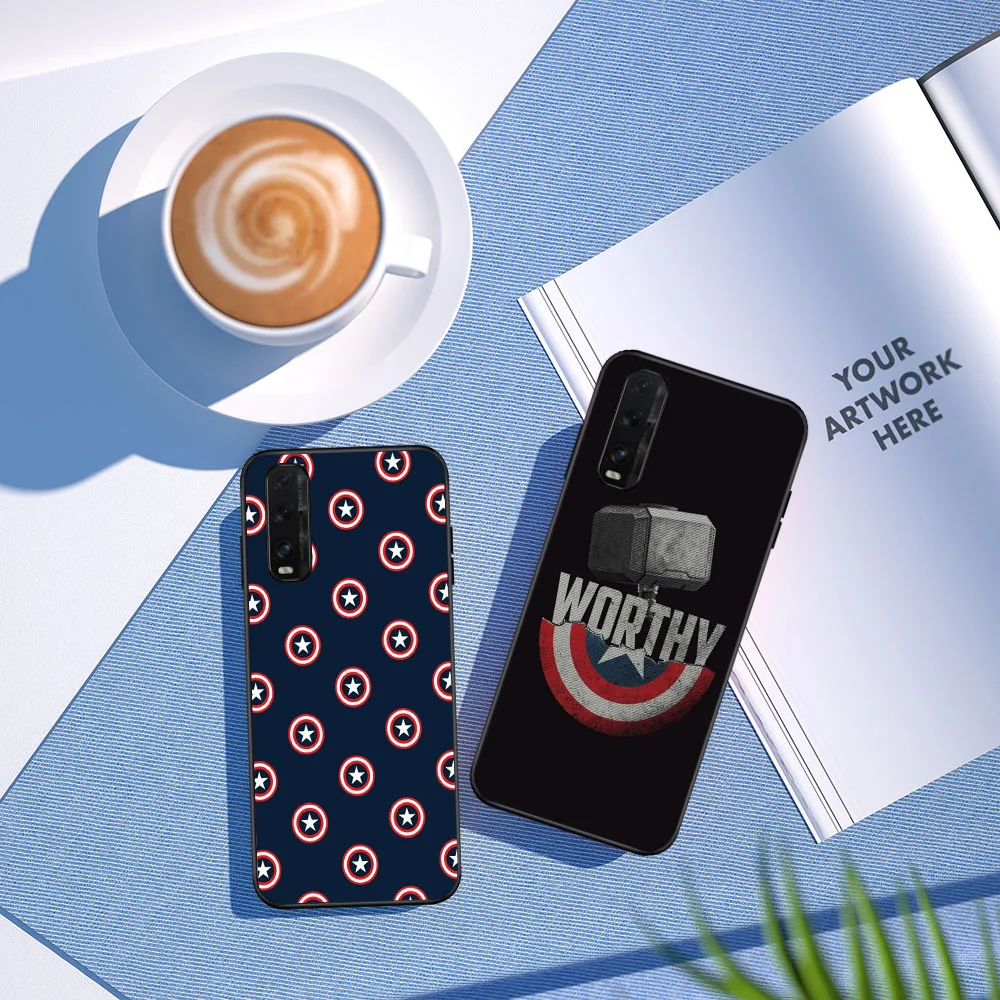 IQ-7 Captain America Soft чехол для VIVO Y31 Y53 Y20i Y91 Y69 Y71 Y81 Y81S Y20s Y12S Y11S Y30 Y50 Y51 Y51A Y10