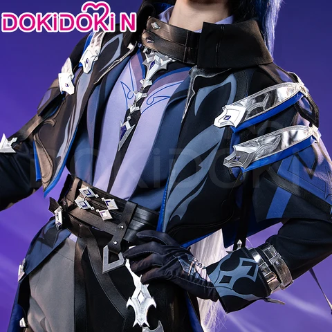 Flins Косплей Костюм Игра Genshin Impact【S-3XL】DokiDoki-N Kyrll Chudomirovich Flins Мужской костюм на Хэллоуин размера плюс