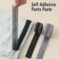 1510m self adhesive pants mouth paste iron on pants edge shorten repair clothing jean pants apparel sewing fabric accessories