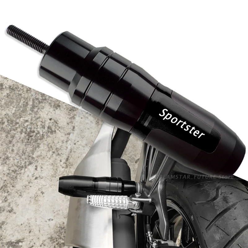 

For Harley Sportster Motorcycle CNC Accessoires Falling protection Exhaust Slider Crash pad slider with logo