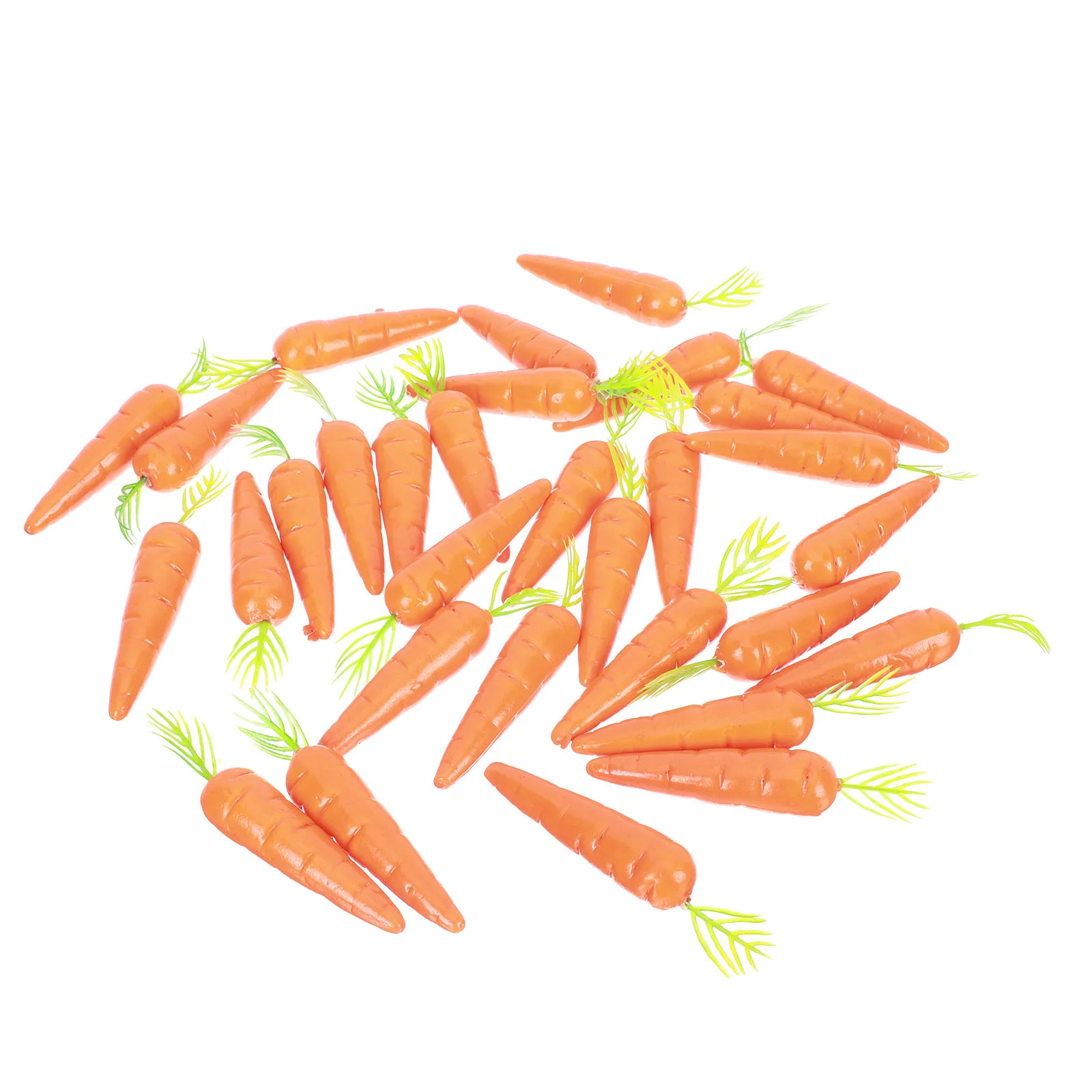 

30 Pcs Carrot Garnish Figurines Home Decor Simulation Carrots Artificial Decoration Plastic Easter Basket Stuffers